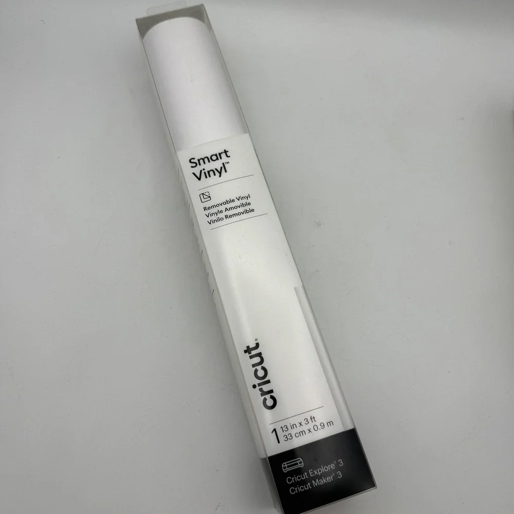 Cricut Smart Vinyl Removable 13in x 3ft White Matte Finish Roll